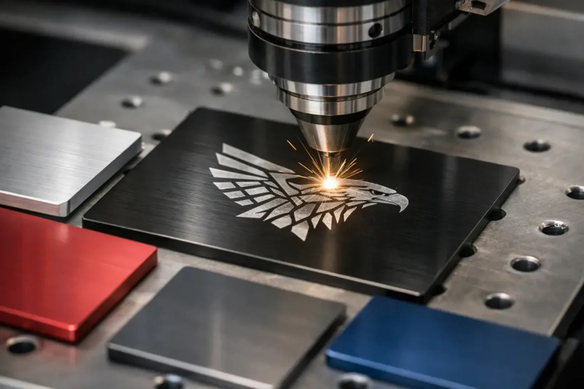 Gravação a Laser em Alumínio Anodizado