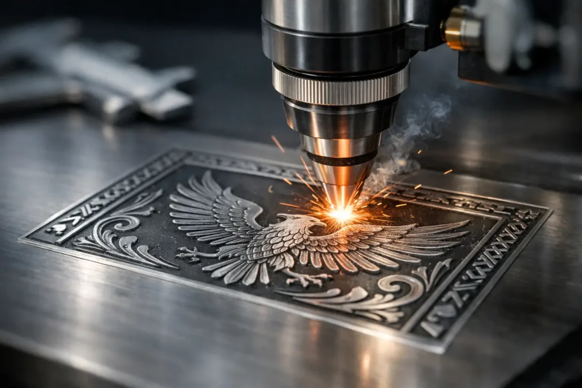 Gravação em Baixo Relevo a Laser com Precisão