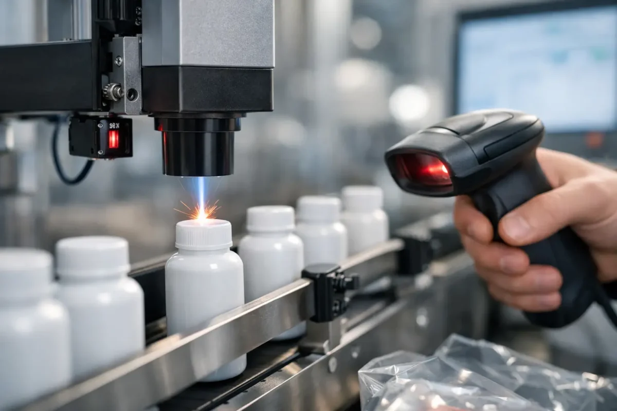 Marcação de lote com precisão e rastreabilidade