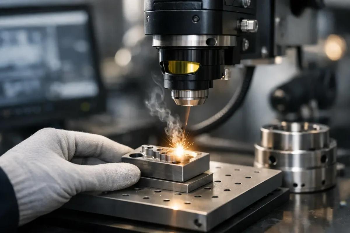 Rastreabilidade industrial com gravação a laser