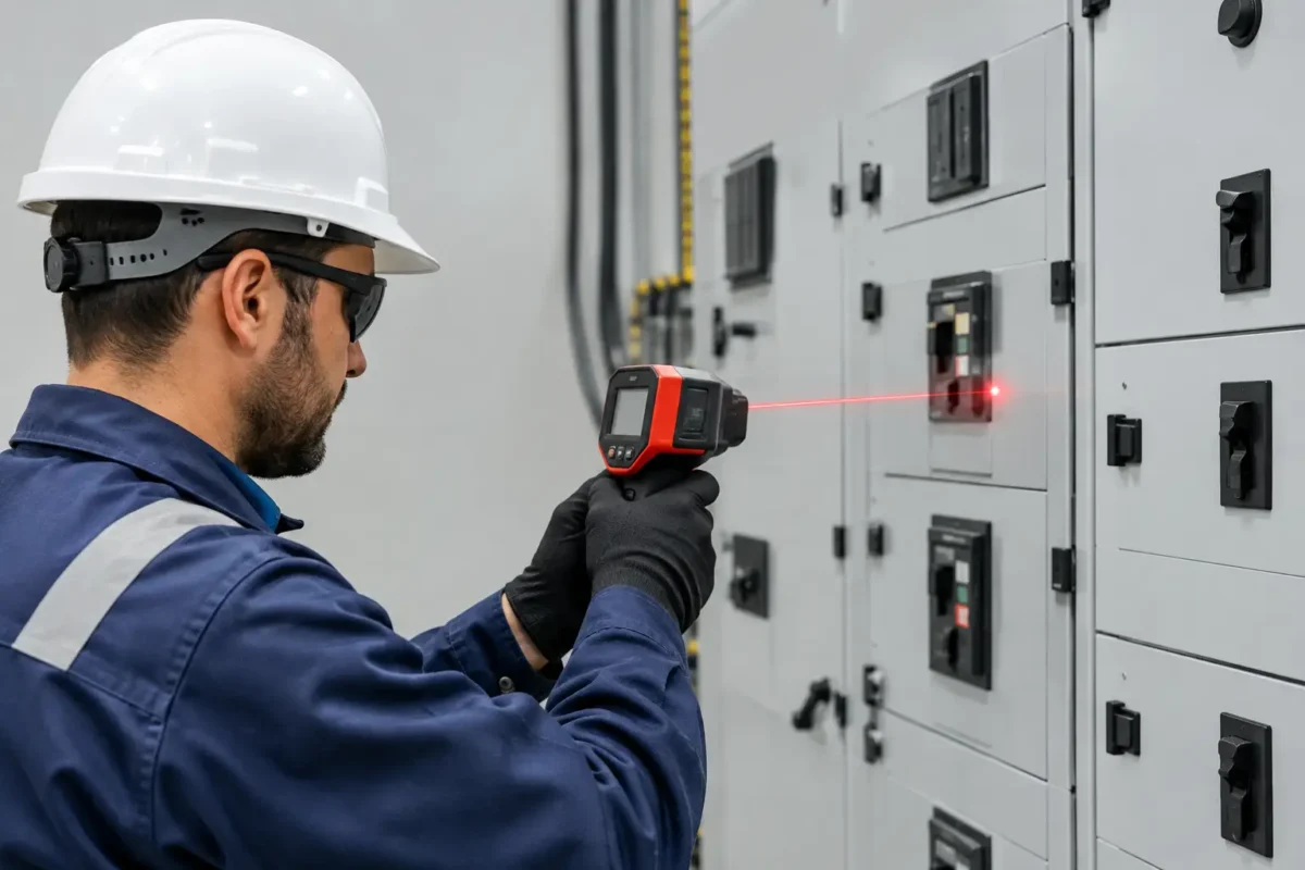 Identificação de Painéis Elétricos com Laser
